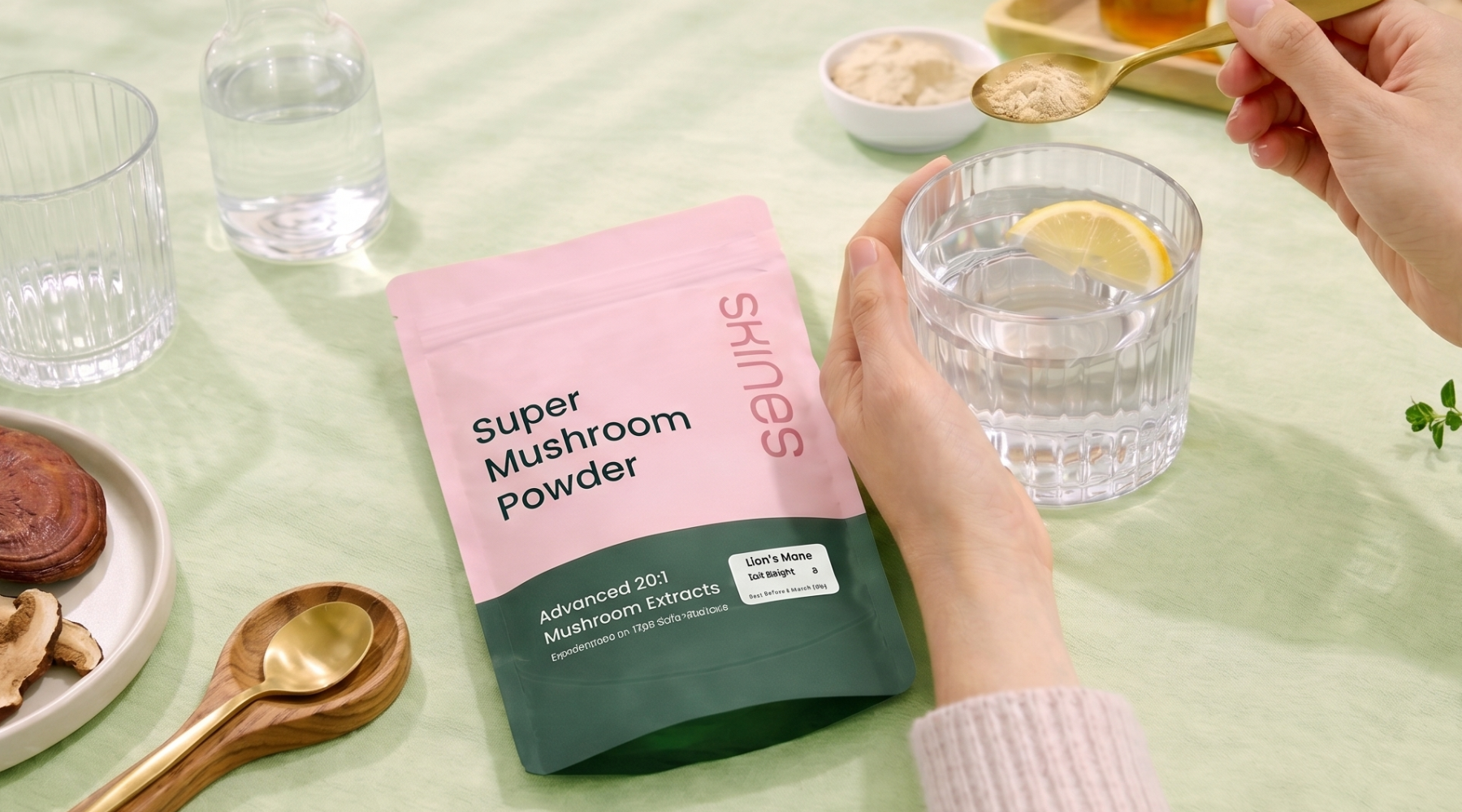 Lion's Mane Mushroom for Focus and Brain Health | SKINES