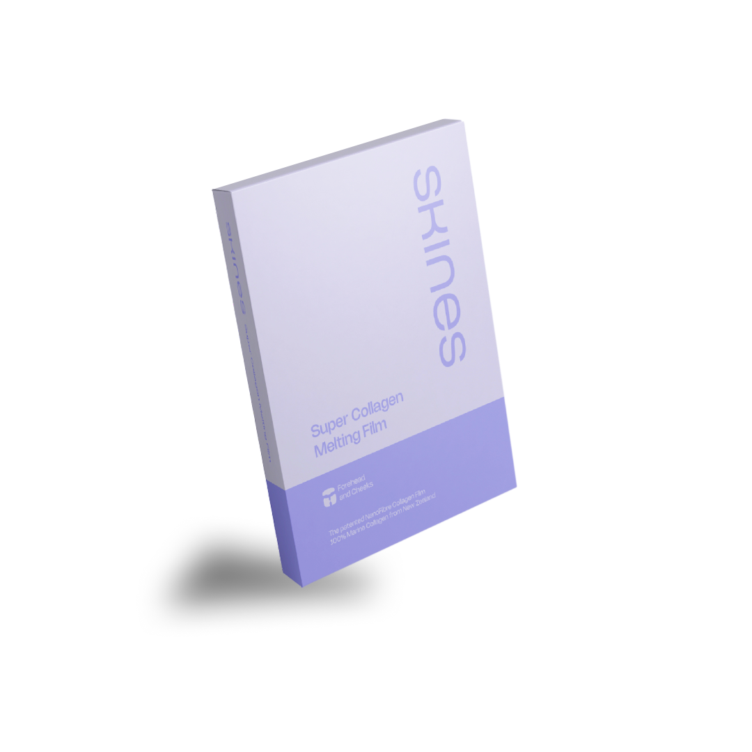 Super Collagen Melting Film - Forehead/Neck + Cheek Packaging | SKINES Beauty